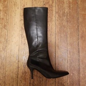 Cole Haan tall dress black boots